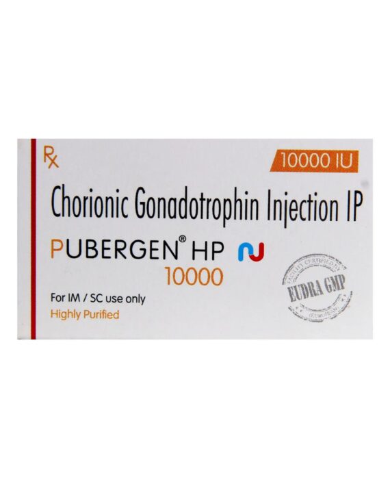 PUBERGEN 10000 IU INJECTION