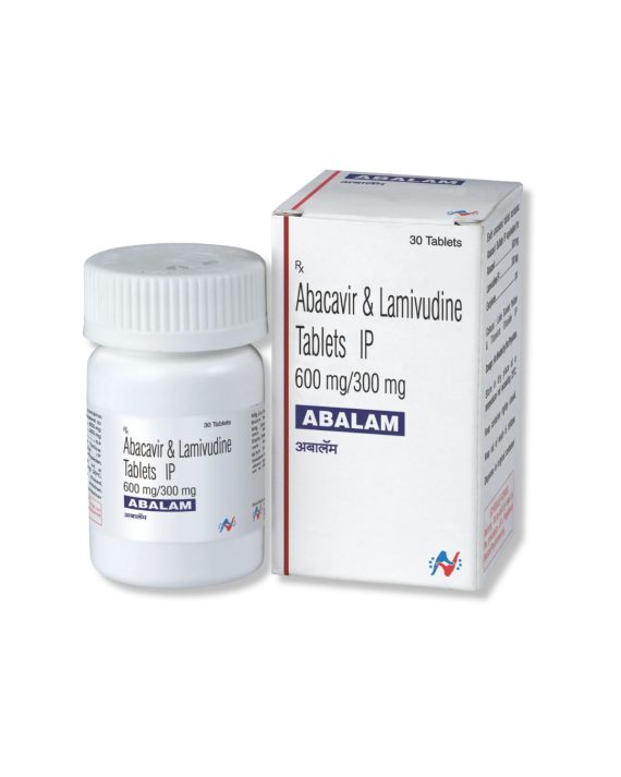 Abacavir +Lamivudine 600/300mg Tablet