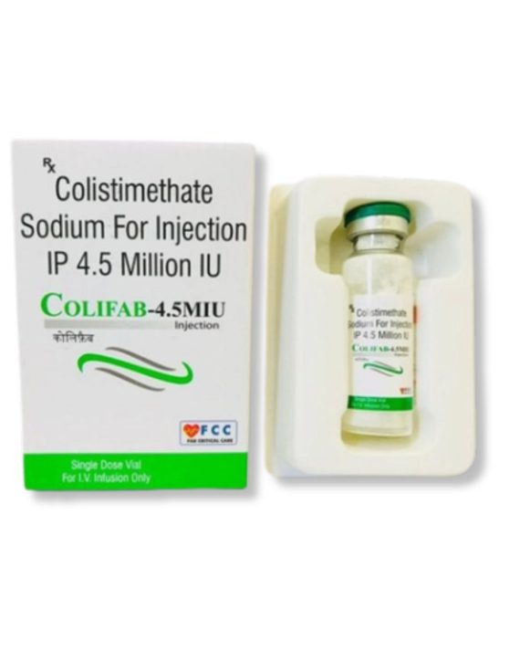 Colistimethate Sodium (4.5Million IU) Injection