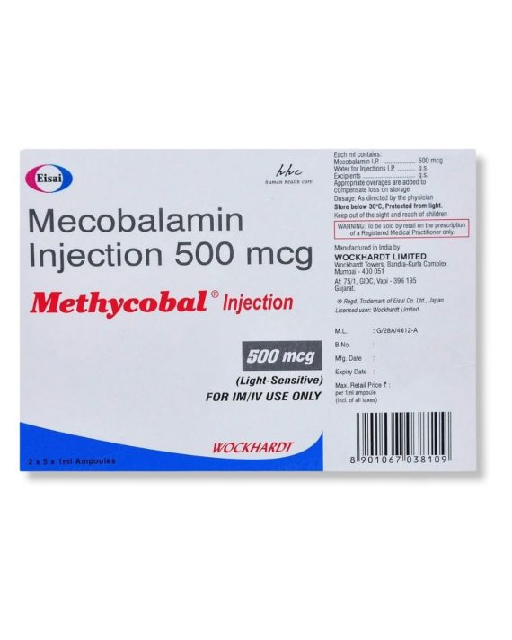 METHYLCOBALAMIN INJECTION 500MCG
