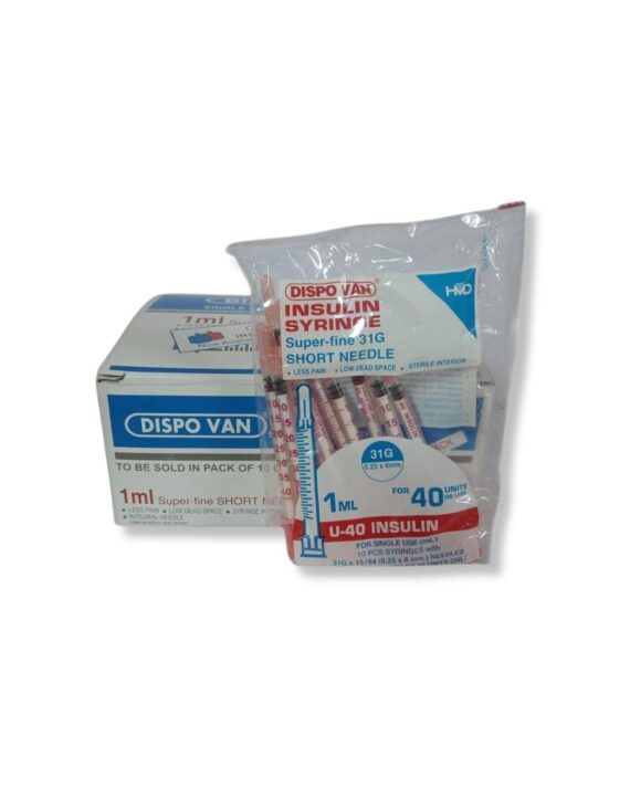 Disposable Insulin Syringe