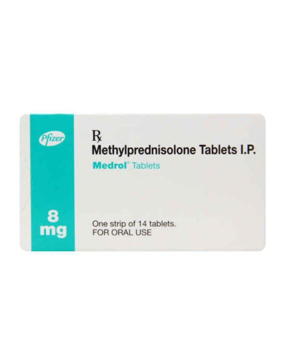 Medrol Methylprednisolone 8mg Tablets