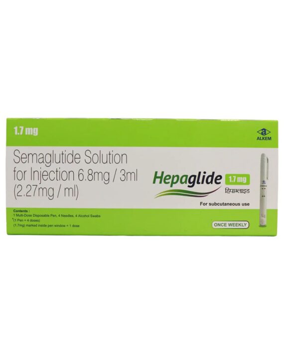 Hepaglide 1.7mg Prefilled Pen 6.8 Mg/3 Ml