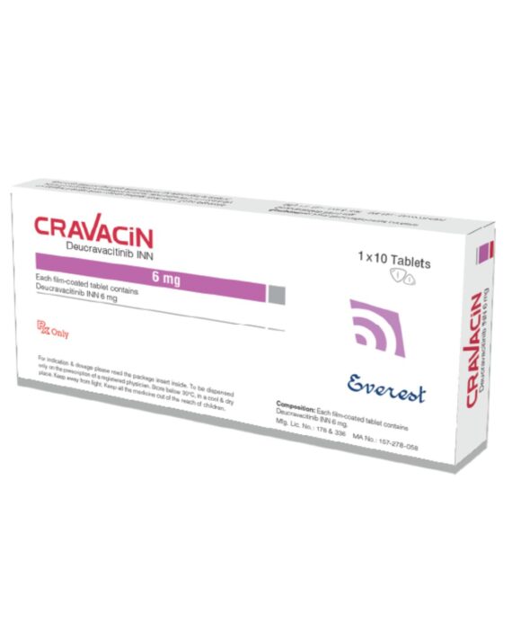 Cravacin Deucravacitinib 6mg Tablets